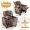Kids Camouflage Recliner Chair with Cup Holder Adjustable 139° Lounge Armchair Soft Padded Seat